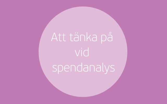 Spendanalys