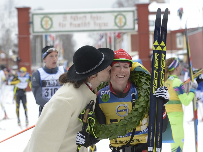 Katerina Smutná vann damklassen i Vasaloppet 2016.