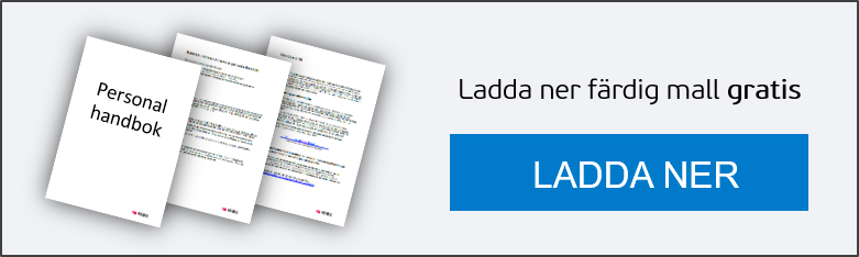 Ladda ner gratis mall för personalhandbok