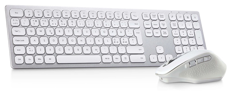 Andersson KDS 3.5-white office kit - Trådlöst tangentbord och mus.