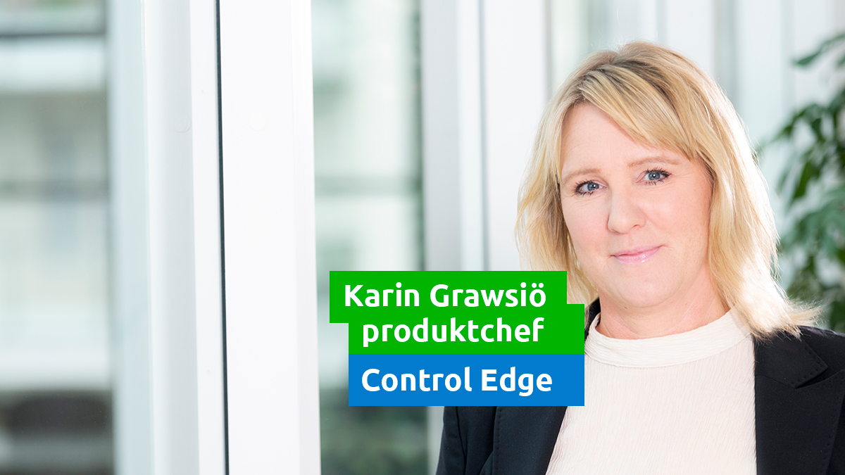 Karin Grawsiö, produktchef Visma Control Edge
