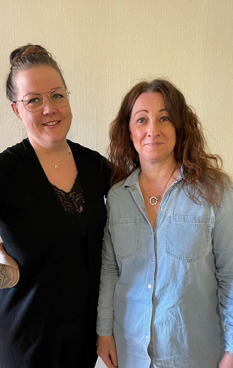 Asa Mohss och Sara Gahm