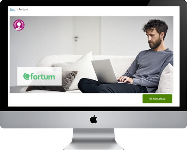 Billigare elavtal hos Fortum med Visma Advantages rabatt