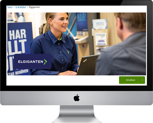 Spara pengar på dator, mobil och vitvaror hos Elgiganten med Visma Advantage