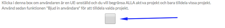 Administratör som skapar användare för anställd hos underentreprenör